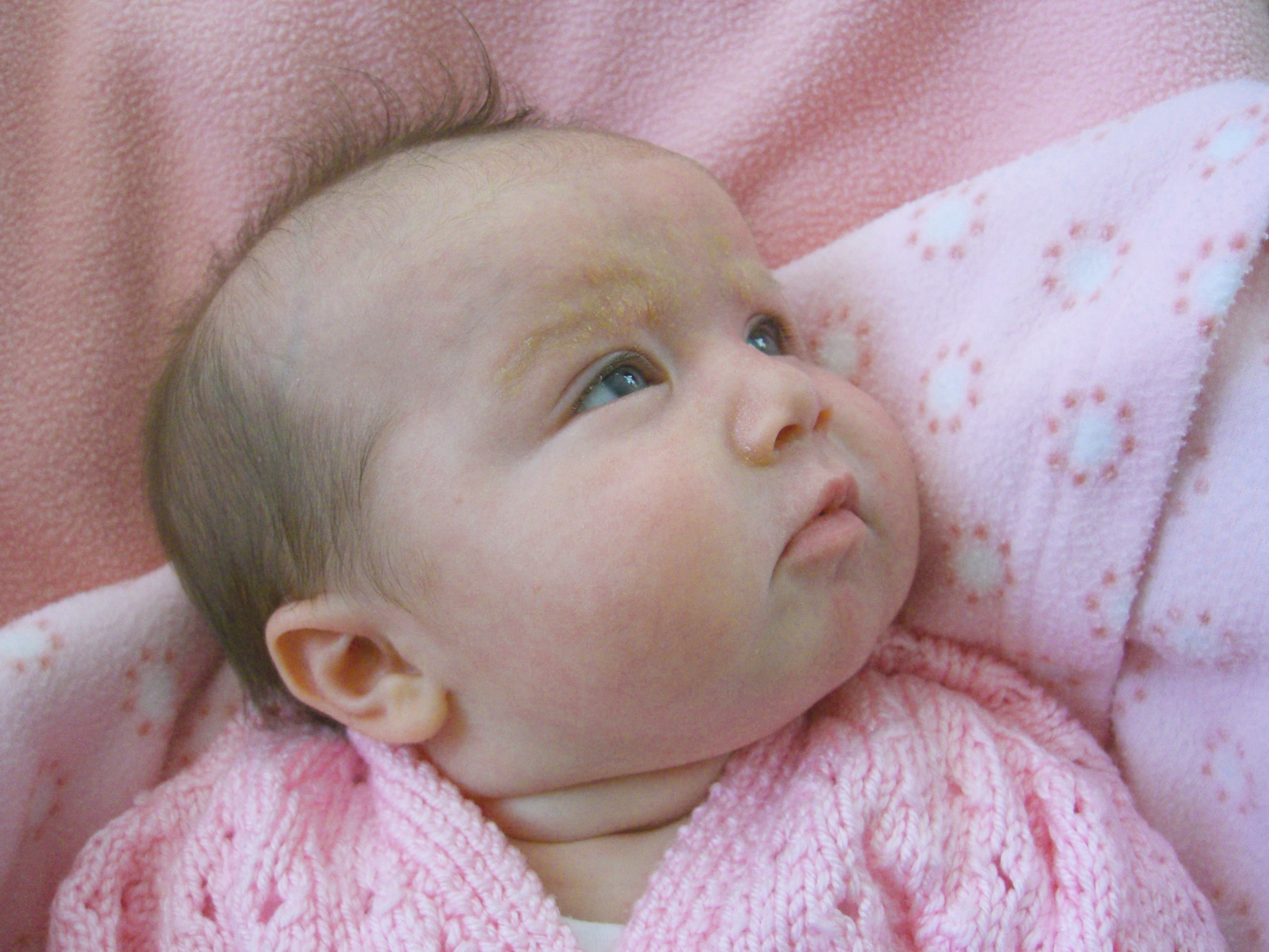 Staring baby