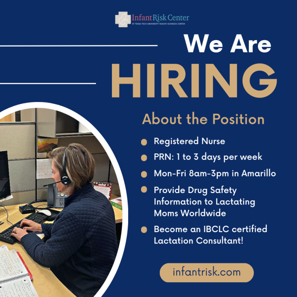 InfantRisk Center Hiring Anouncement