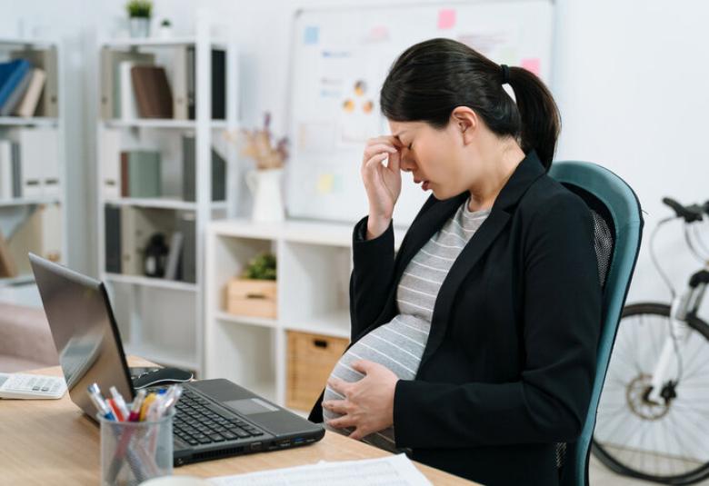 Pregnant woman with migraine