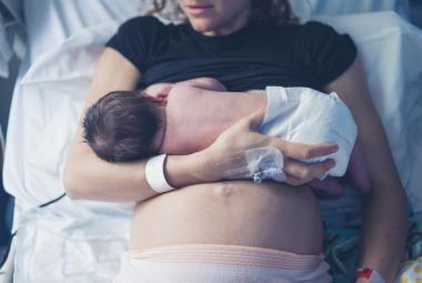 Mom Breastfeeding Baby